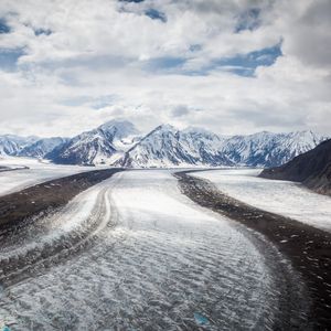 Preview wallpaper mountains, ice, snow