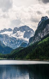 Preview wallpaper mountains, lake, landscape, nature, silence