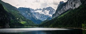 Preview wallpaper mountains, lake, landscape, nature, silence