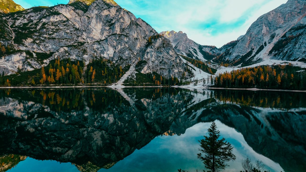 Wallpaper mountains, lake, landscape, banff, national park, canada