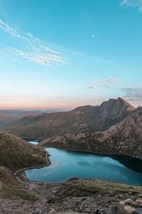 Preview wallpaper mountains, lake, landscape, peaks