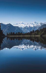 Preview wallpaper mountains, lake, new zealand