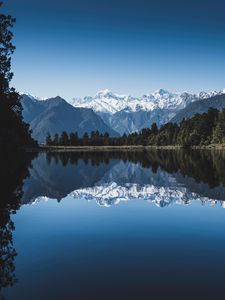 Preview wallpaper mountains, lake, new zealand