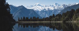 Preview wallpaper mountains, lake, new zealand