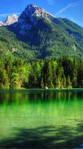 Preview wallpaper mountains, lake, pacification, summer