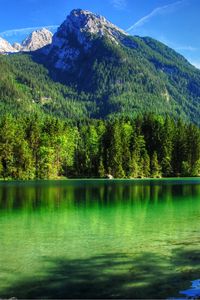 Preview wallpaper mountains, lake, pacification, summer