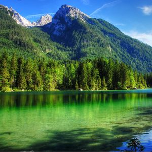 Preview wallpaper mountains, lake, pacification, summer