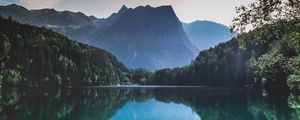 Preview wallpaper mountains, lake, reflection