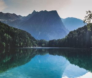 Preview wallpaper mountains, lake, reflection