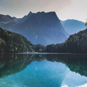 Preview wallpaper mountains, lake, reflection