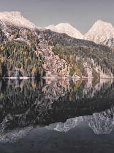 Preview wallpaper mountains, lake, reflection
