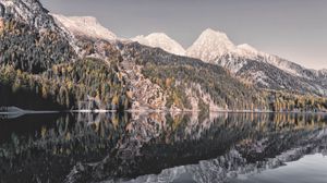 Preview wallpaper mountains, lake, reflection