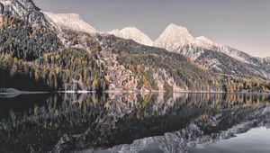 Preview wallpaper mountains, lake, reflection