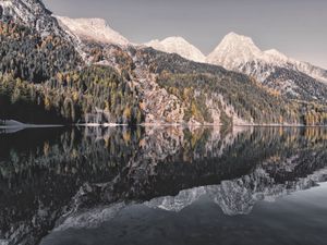Preview wallpaper mountains, lake, reflection