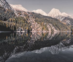 Preview wallpaper mountains, lake, reflection