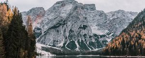 Preview wallpaper mountains, lake, reflection, sky