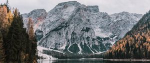 Preview wallpaper mountains, lake, reflection, sky