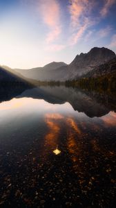 Preview wallpaper mountains, lake, reflection, water, landscape