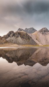 Preview wallpaper mountains, lake, reflection, landscape