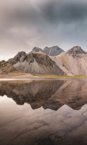 Preview wallpaper mountains, lake, reflection, landscape