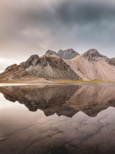 Preview wallpaper mountains, lake, reflection, landscape