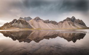 Preview wallpaper mountains, lake, reflection, landscape