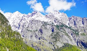 Preview wallpaper mountains, lake, reflection, landscape, nature