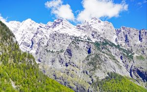 Preview wallpaper mountains, lake, reflection, landscape, nature