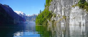 Preview wallpaper mountains, lake, reflection, nature, landscape