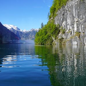Preview wallpaper mountains, lake, reflection, nature, landscape