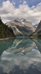 Preview wallpaper mountains, lake, reflection, nature