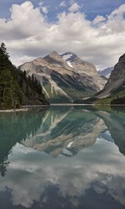 Preview wallpaper mountains, lake, reflection, nature