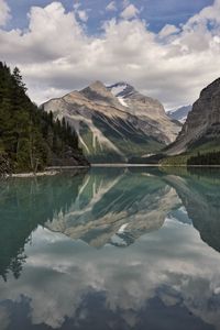 Preview wallpaper mountains, lake, reflection, nature