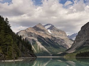 Preview wallpaper mountains, lake, reflection, nature