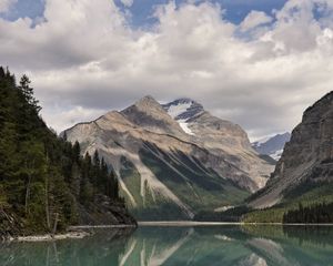 Preview wallpaper mountains, lake, reflection, nature