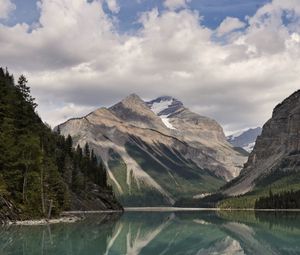 Preview wallpaper mountains, lake, reflection, nature