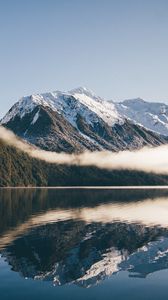 Preview wallpaper mountains, lake, sky