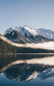 Preview wallpaper mountains, lake, sky