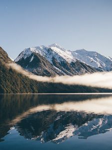Preview wallpaper mountains, lake, sky