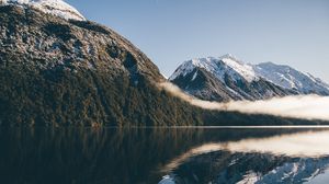 Preview wallpaper mountains, lake, sky
