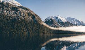 Preview wallpaper mountains, lake, sky