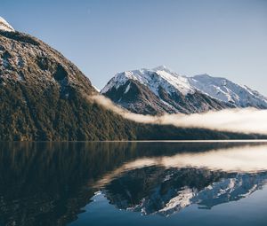 Preview wallpaper mountains, lake, sky