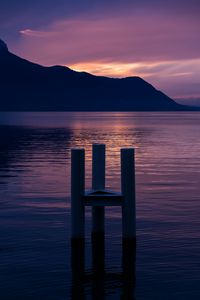 Preview wallpaper mountains, lake, sunset, switzerland