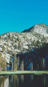 Preview wallpaper mountains, lake, trees