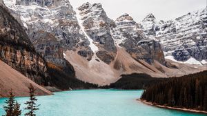 Preview wallpaper mountains, lake, water, landscape, nature