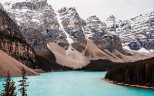 Preview wallpaper mountains, lake, water, landscape, nature