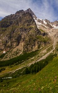 Preview wallpaper mountains, landform, valley, nature, landscape