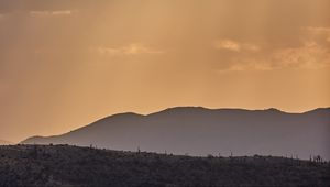 Preview wallpaper mountains, landscape, clouds, rays, light, nature