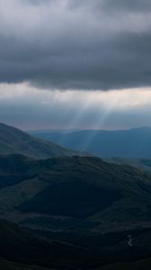 Preview wallpaper mountains, landscape, clouds, nature