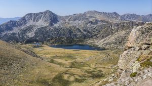 Preview wallpaper mountains, landscape, lake, valley, nature